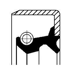 Wellendichtring, Radnabe