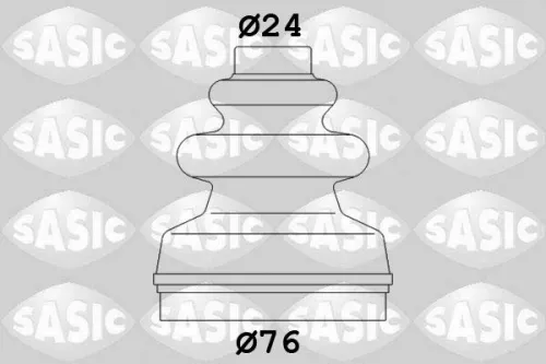 Faltenbalgsatz, Antriebswelle