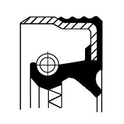 Wellendichtring, Differential